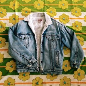 Vintage Levi’s Denim Sherpa Jacket